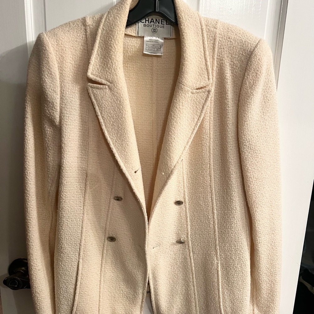 Chanel Cream Women's Jacket